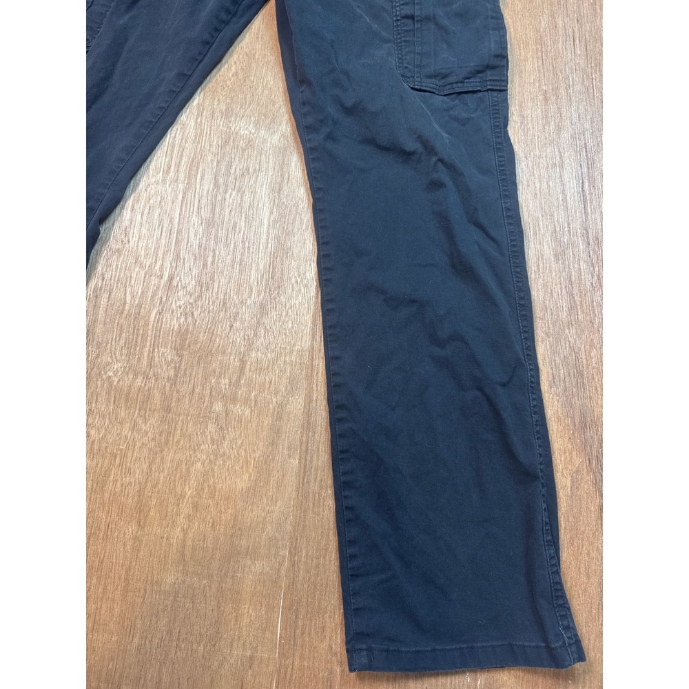 Wrangler Mens Relaxed Fit Cargo Pants Black Utility Workwear Trousers 34x34 - Picture 3 of 11